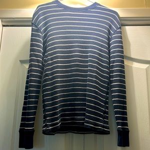 Striped blue shirt, size XL